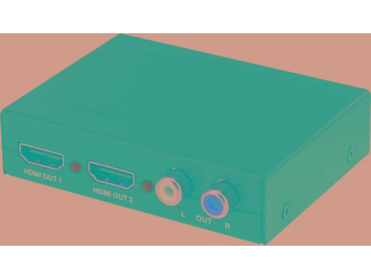 SpeaKa Professional AV Converter HDMI, Cinch, Toslink [ HDMI-bus HDMI-bus, Cinch-koppeling, Toslink-