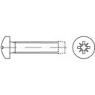 TOOLCRAFT  141012 Tapbouten M2.5 6 mm Kruiskop Pozidriv DIN 7500   Staal Galvanisch verzinkt 1000 stuk(s)