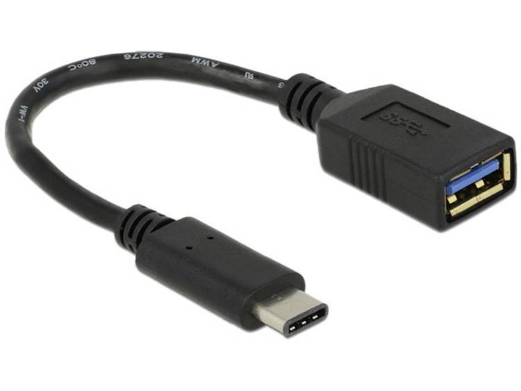 DeLOCK USB3.1 Kabel Delock C -> A St-Bu 0.15m zwart (65634)