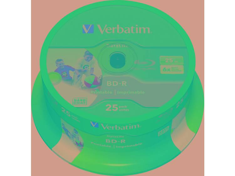 Verbatim BD-R SL DATALIFE 25GB 6X 25 pk spindel (43811)