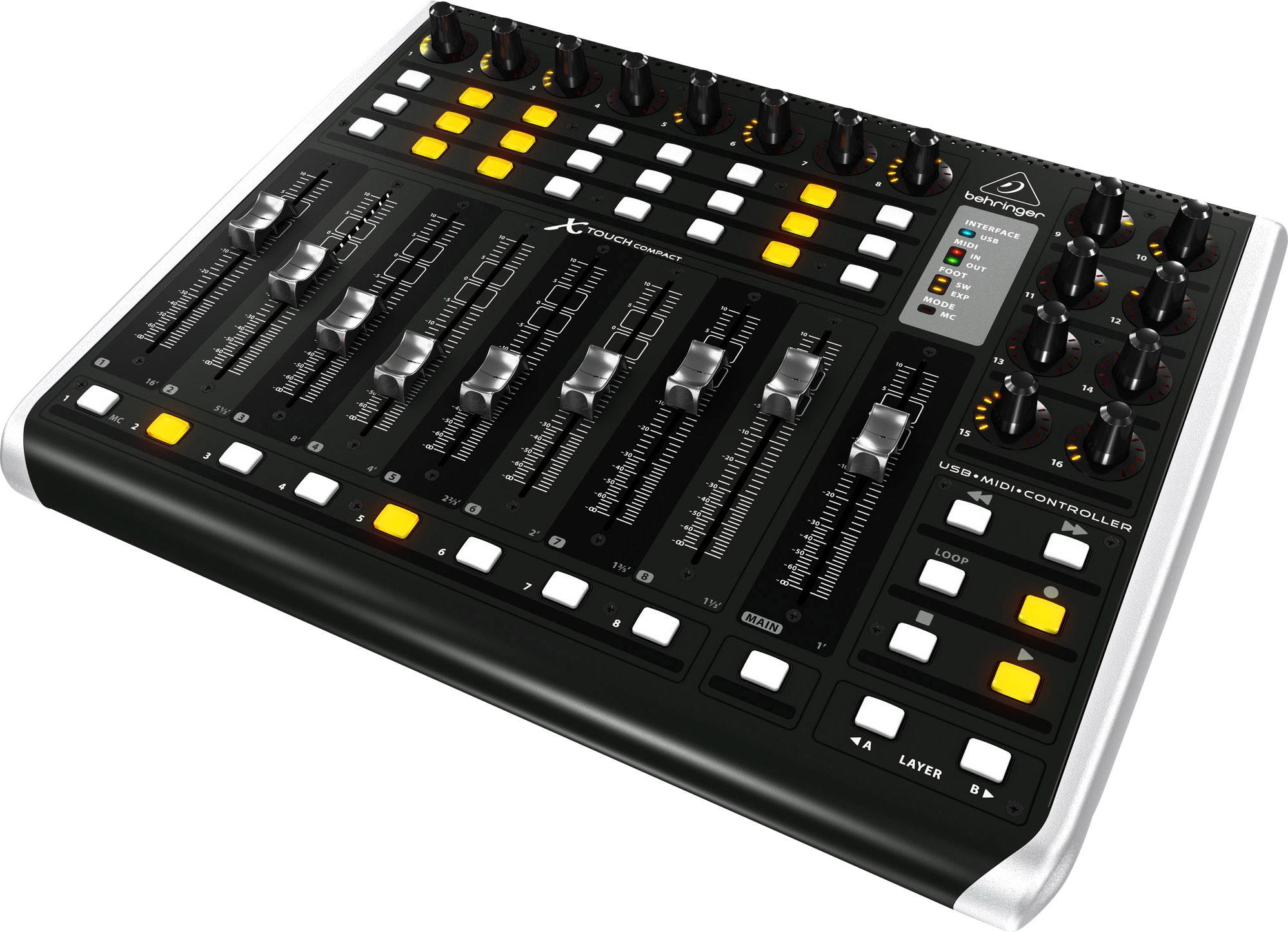 Behringer XTOUCH COMPACT MIDIcontroller Conrad.nl