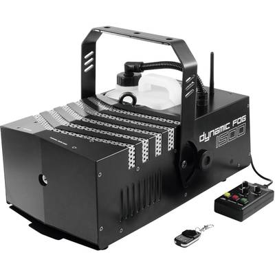 Eurolite DYNAMIC FOG 1500 Rookmachine Incl. bevestigingsbeugel, Incl. radiografische afstandsbediening, Incl. kabelgebod