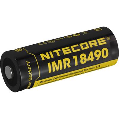 NiteCore 18490IMR Speciale oplaadbare batterij 18490  Li-ion 3.7 V 1100 mAh