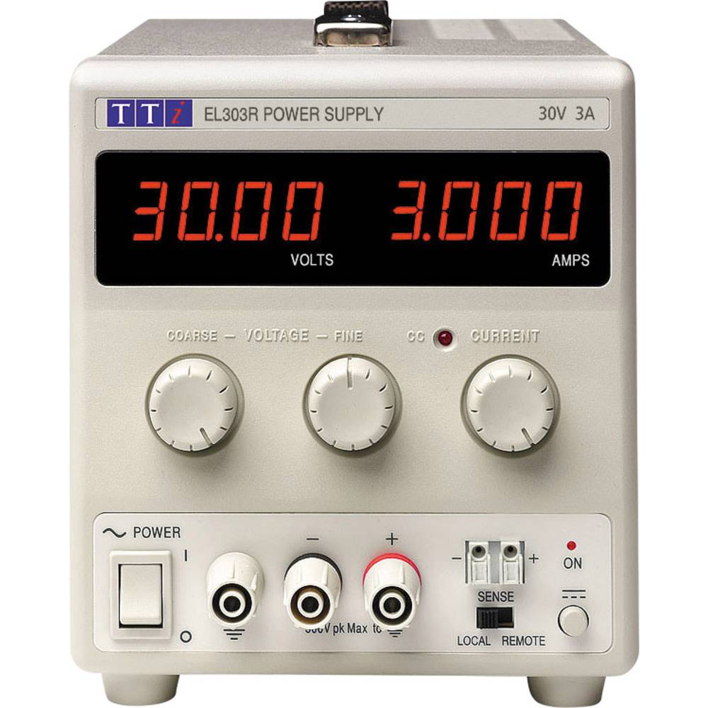 Aim TTi EL303R Labvoeding, regelbaar 0 - 30 V/DC 0 - 3 A 90 W Aantal uitgangen 1 x