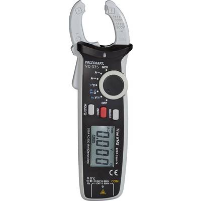 VOLTCRAFT VC-335 Stroomtang Digitaal CAT II 600 V, CAT III 300 V Weergave (counts): 2000-1