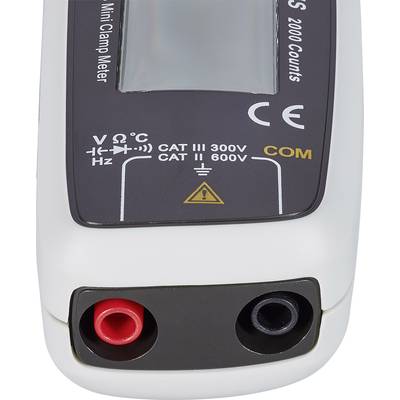 VOLTCRAFT VC-335 Stroomtang Digitaal CAT II 600 V, CAT III 300 V Weergave (counts): 2000-5