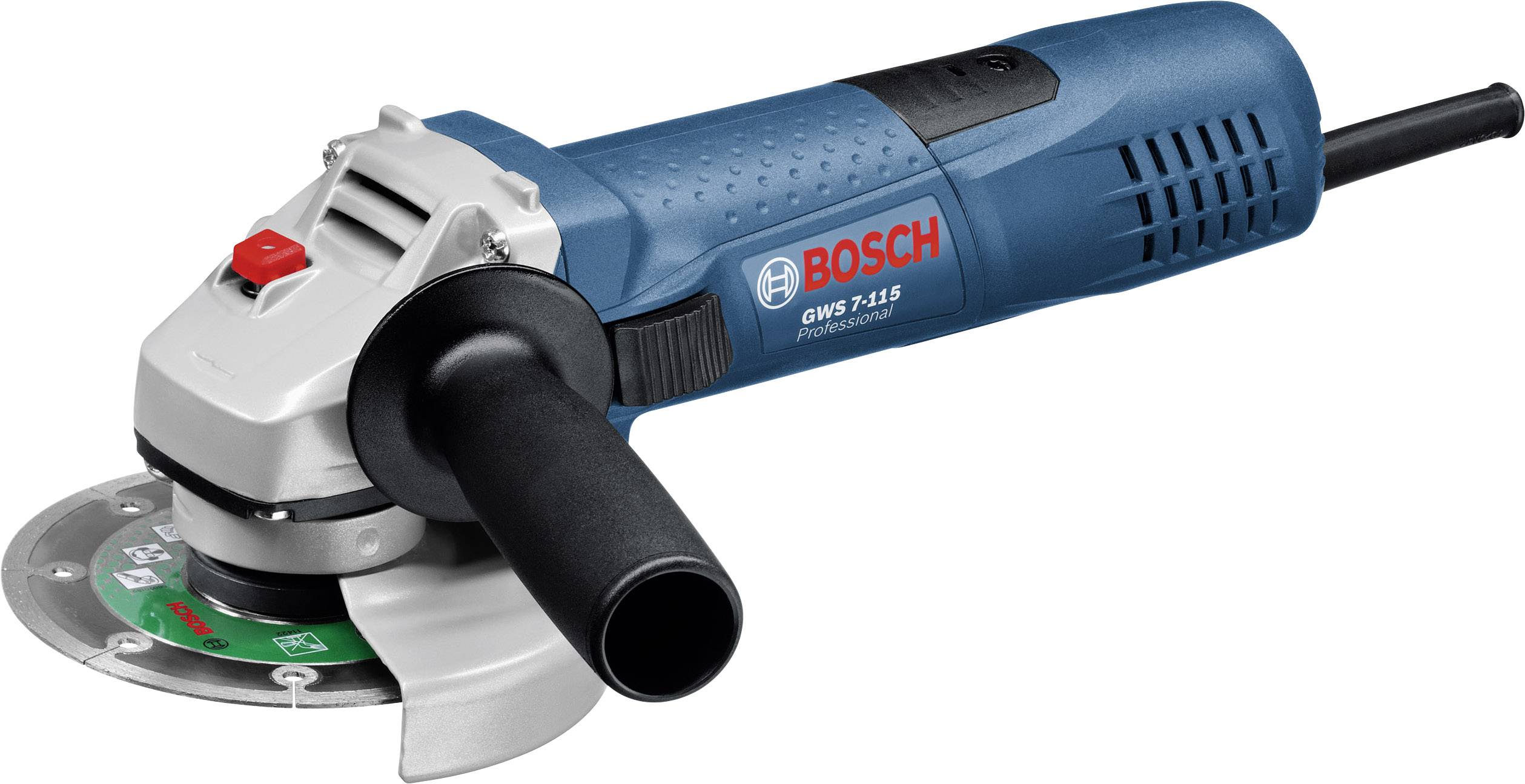 Vier Demonstreer Onderzoek Bosch Professional GWS 7-115 0601388106 Haakse slijper 115 mm 720 W kopen ?  Conrad Electronic