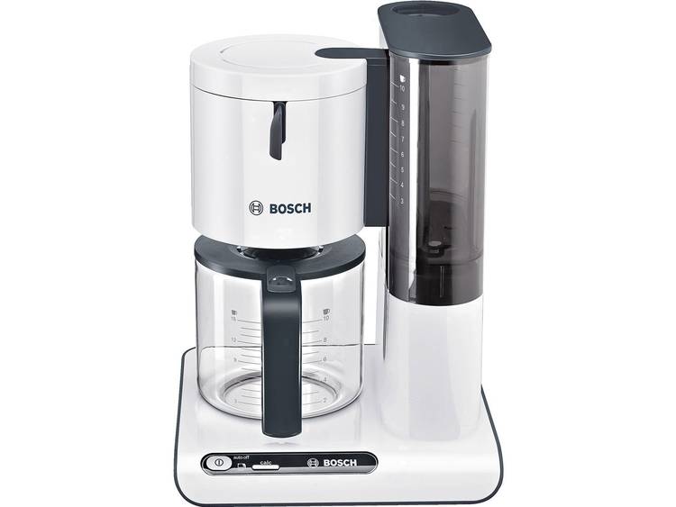 Bosch Haushalt TKA8011 Koffiezetapparaat Wit, Antraciet Capaciteit koppen: 10 Glazen kan, Warmhoudfunctie