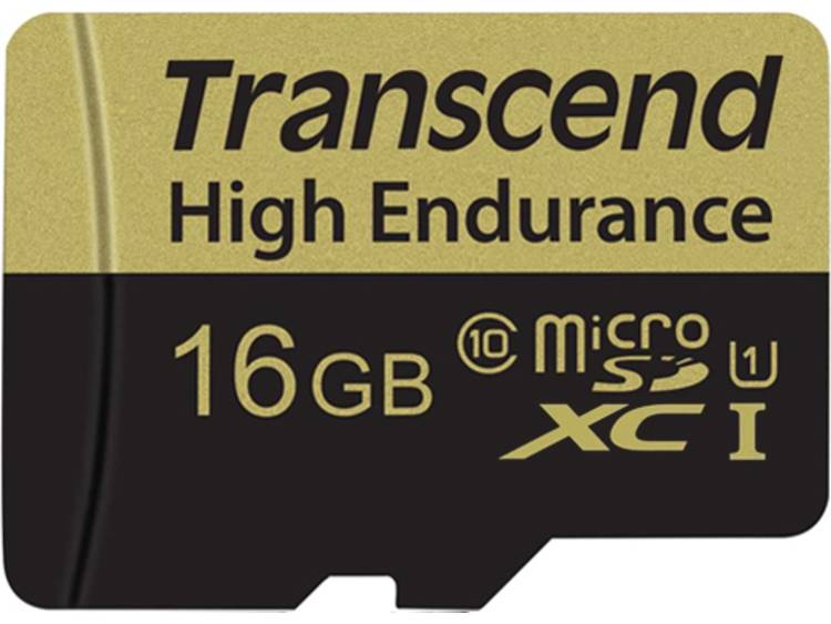 Transcend Transcend microSDHC 16GB Class 10 MLC High Endurance (TS16GUSDHC10V)