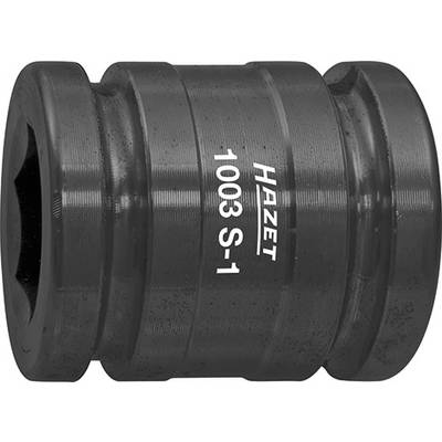 Zwarte Hazet zeskant dopsleutel met opdruk 'HAZET 1003 S-1', cilindrische vorm, gebruikt voor gereedschapstoepassing.