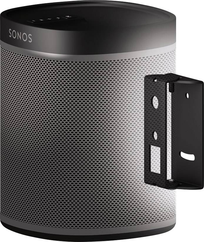 Luidspreker-wandbeugel Geschikt voor SONOS PLAY:1 Zwenkbaar Afstand tot de muur (max.): 3 cm Hama för Sonos Play 1 Zwart-3