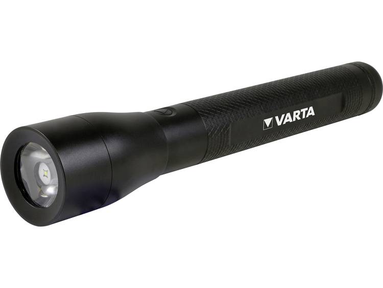 Varta LED Zaklamp Werkt op batterijen 440 lm Zwart