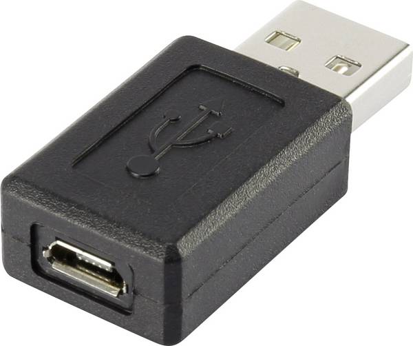 Renkforce USB 2.0 Adapter [1x USB-A 2.0 stekker - 1x Micro-USB 2.0 B bus] rf-usba-09