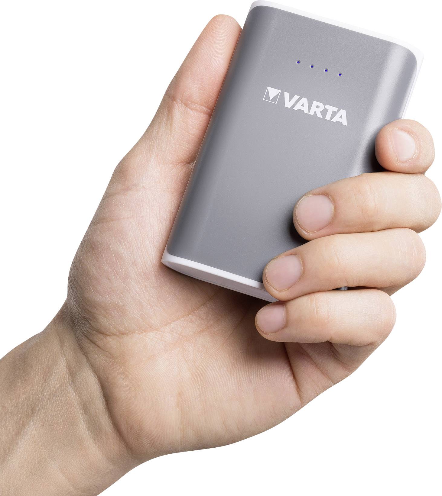 Varta Varta Cons.Varta Powerbank 6000 mAh Li-ion Grijs, Wit Statusweergave-5