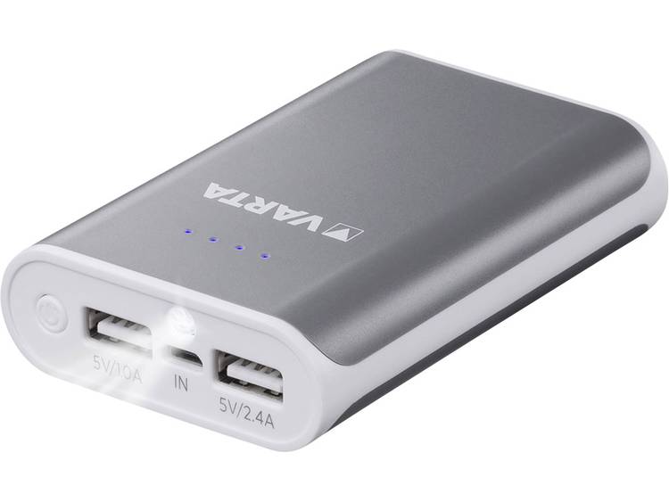 Varta Powerbank 6000 mAh 2 USB-poort(en)