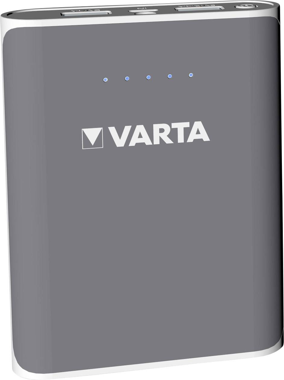 Varta Varta Cons.Varta Powerbank 6000 mAh Li-ion Grijs, Wit Statusweergave-2