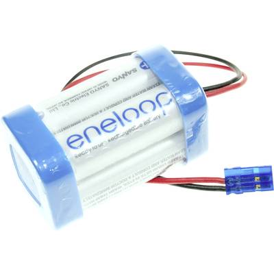 Panasonic eneloop Würfel F2x2 Graupner Accupack Aantal cellen: 4 Batterijgrootte: AA (penlite) Kabel, Stekker NiMH 4.8 V