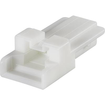 Een witte kunststof dop die wordt gebruikt als afdekking voor een elektrische stekker of aansluiting.
