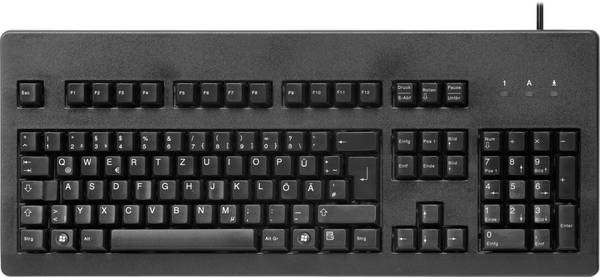 CHERRY G80-3000 Toetsenbord USB QWERTZ, Duits Zwart