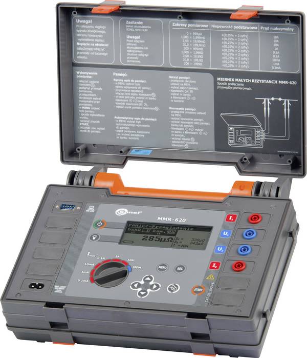 Sonel MMR-620 Componententester  Digitaal Incl. testkabel, Spatdicht (IP54), Datalogger CAT IV 300 V