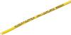 Huber+Suhner 12420025 Draad Radox® 155 1 x 0.75 mm² Geel per meter