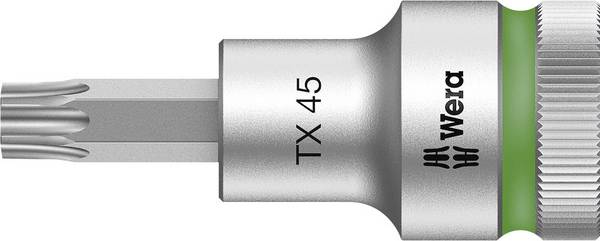 Wera 8767 C HF 05003835001 Binnen-zesrond (TX) Dopsleutel-bitinzet Houderfunctie 12.5 mm 1/2" T 45 1/2" (12,5 mm)