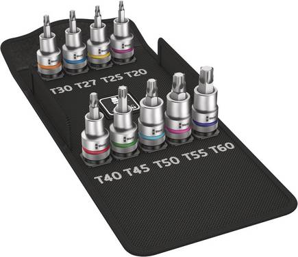Wera 8767 C HF 05004202001 Dopsleutel-bitinzetset Metrisch 1/2" (12,5 mm) 9-delig