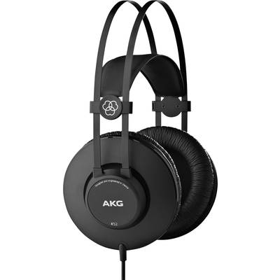 AKG Harman K52 Over Ear koptelefoon  Studio Kabel  Zwart  