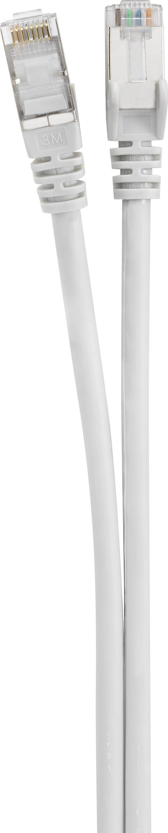 Renkforce RF-4738574 RJ45 Netwerkkabel, patchkabel CAT 6A S/FTP 5.00 m Grijs Duplex, Vlambestendig, Snagless 1 stuk(s)-2