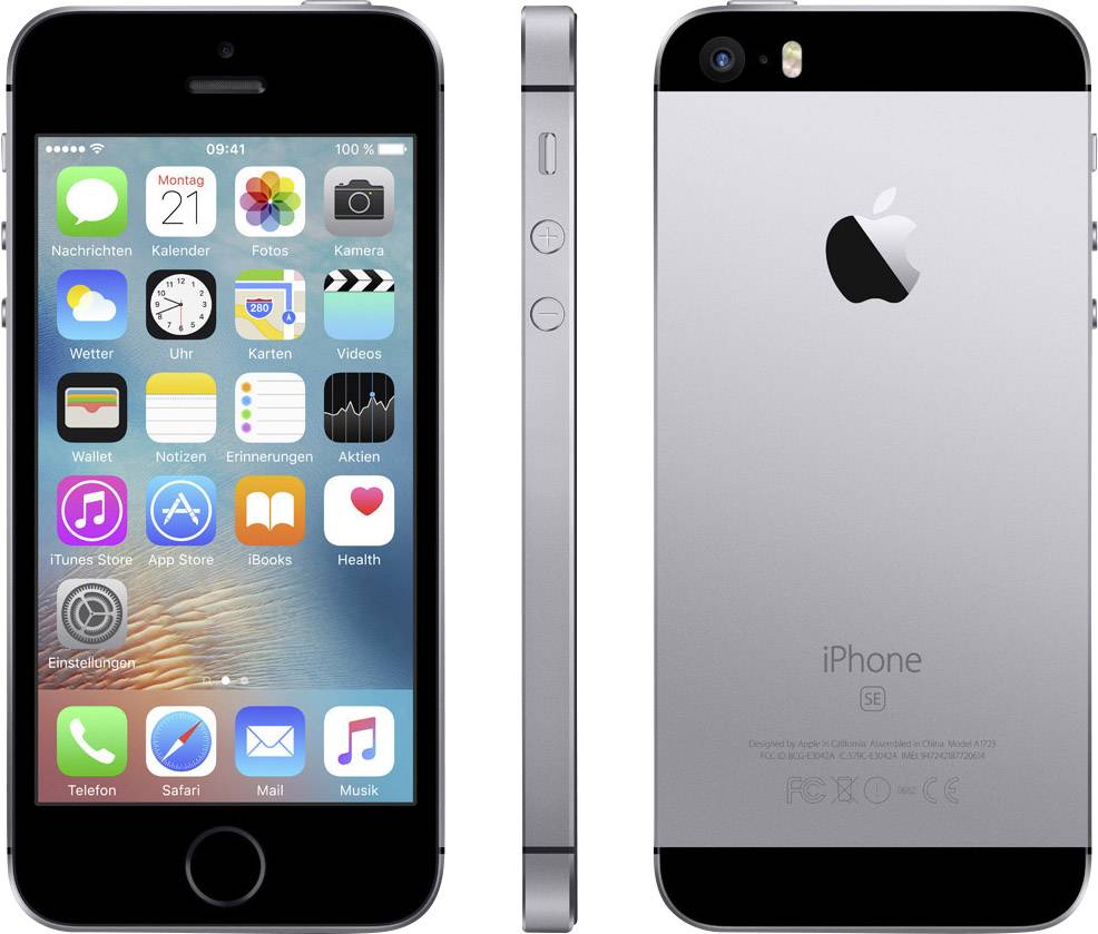 Per ongeluk climax Verlammen Apple iPhone SE Refurbished (zeer goede staat) 32 GB 4 inch (10.2 cm) iOS 9  12 Mpix Spacegrijs | Conrad.nl