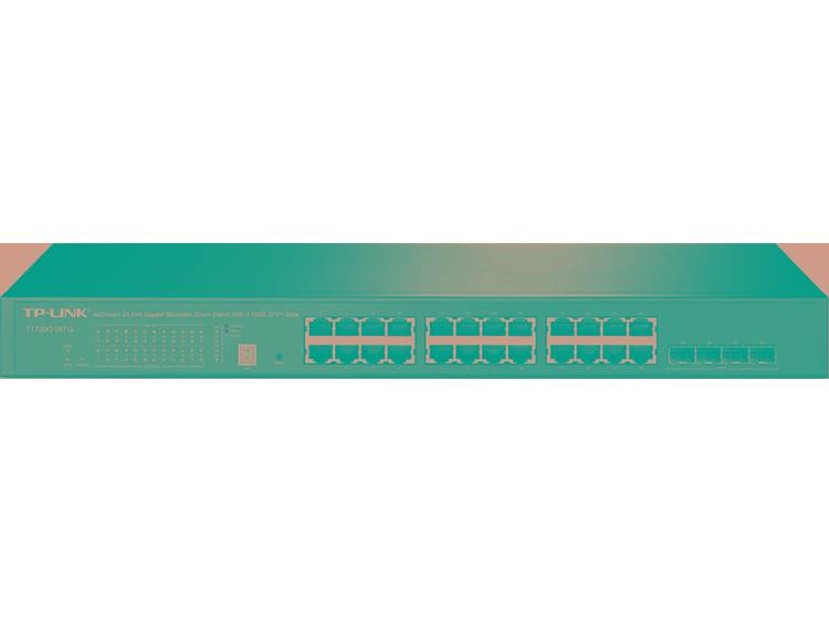 TP-LINK JetStream Managed L2+ Gigabit Ethernet (10-100-1000) Zwart