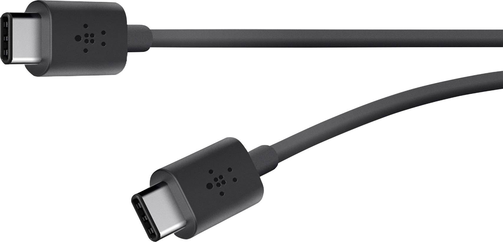 Belkin Usb 20 Aansluitkabel 1x Usb C Stekker 1x Usb C Stekker 180 M Wit Conradnl 1217