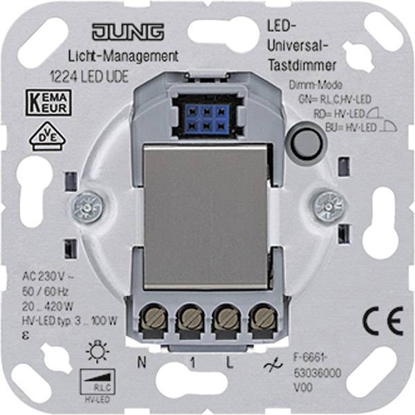 Dimmer Jung 1224LEDUDE Inzetstuk LS 990, AS 500, CD 500, LS design, LS