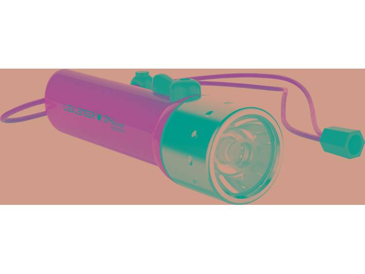 LED Lenser LED Duiklamp D14.2 Daylight Met handlus Werkt op batterijen 300 lm 233 g Neon-geel