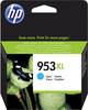 HP 953XL Inktcartridge Origineel Cyaan F6U16AE Inkt