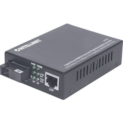 Intellinet 545068 Netwerk mediaconverter SC Duplex 1 GBit/s 