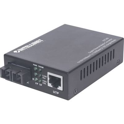 Intellinet 507349 Netwerk mediaconverter SC Duplex 1 GBit/s 