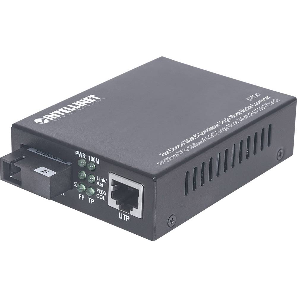 Intellinet 510547 SC Duplex Netwerk mediaconverter 100 MBit/s