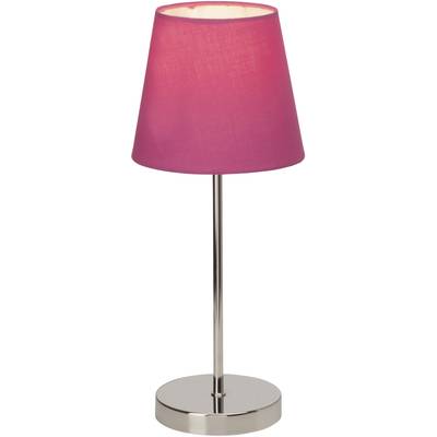 Brilliant Kasha 94874/17 Tafellamp LED E14 40 W  Pink, Chroom