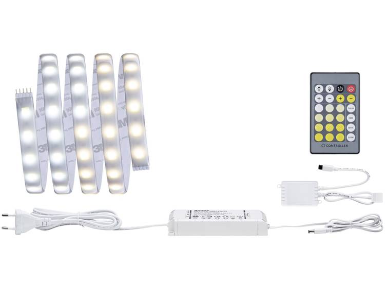 Warmwit, Neutraal wit, Daglicht-wit LED-strip basisset Met stekker 230 V 150 cm Paulmann 70623