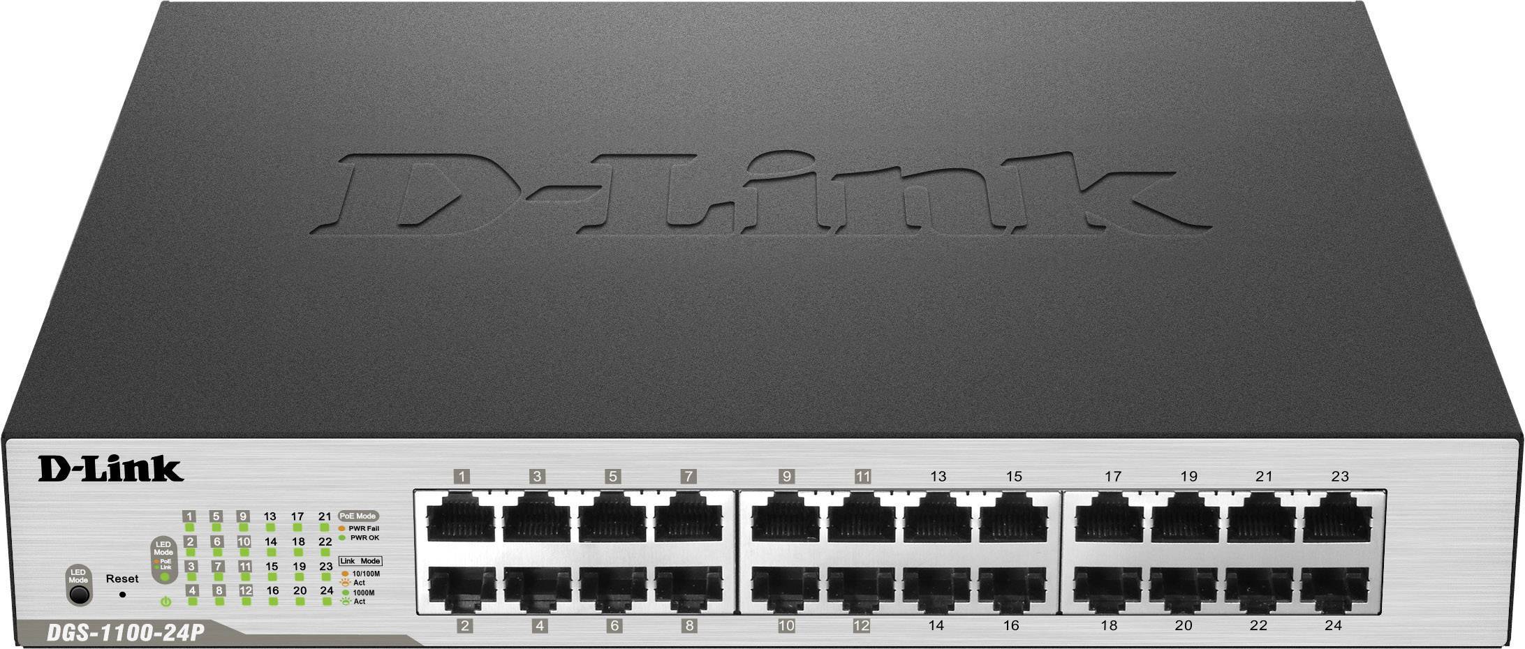 D-Link EasySmart - Managed - L2 - Gigabit Ethernet (10/100/1000) - Full duplex - Power over Ethernet (PoE) -