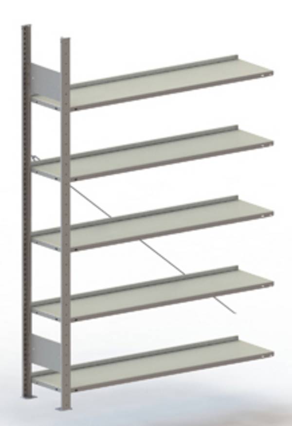META Regalbau 177999 Archiefkast uitbreidingsmodule (b x h x d) 1006 x 1850 x 336 mm Staal Verzinkt Verzinkt Metaal