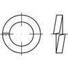 TOOLCRAFT 144928 Veerring Binnendiameter: 3 mm DIN 7980 Verenstaal 100 stuk(s)