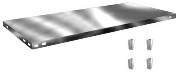 Orion Regalsysteme Z13060M/040 Legbord (b x d) 1300 mm x 600 mm Staal Verzinkt Verzinkt Metaal 1 stuk(s)