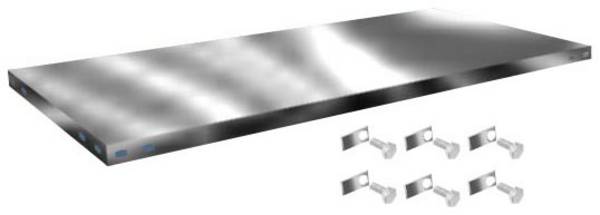 Orion Regalsysteme Z13060L/051 Legbord (b x d) 1300 mm x 600 mm Staal Verzinkt Verzinkt Metaal 1 stuk(s)