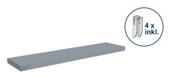 Orion Regalsysteme E10030M/040 Legbord (b x d) 1000 mm x 300 mm RVS  RVS Metaal 1 stuk(s)