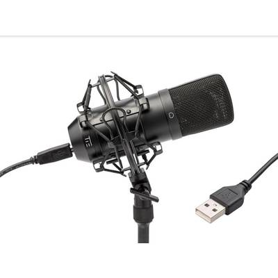 Visser september Verbetering Tie Studio Condenser Mic SW USB-studiomicrofoon Kabelgebonden Incl.  shockmount, Incl. kabel kopen ? Conrad Electronic