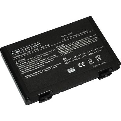 ipc-computer A32F52 A32-F82 REPLACE Laptopaccu 11.1 V 5200 mAh Asus
