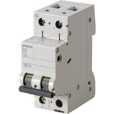 Siemens 5SL4516-6 5SL45166 Zekeringautomaat B/10 kA 2-polig 16 A 230 V-0