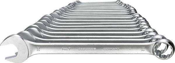 Gedore 6093660 7-020 Ring-steeksleutelset 20-delig Sleutelbreedte (metrisch) 8 - 32 mm